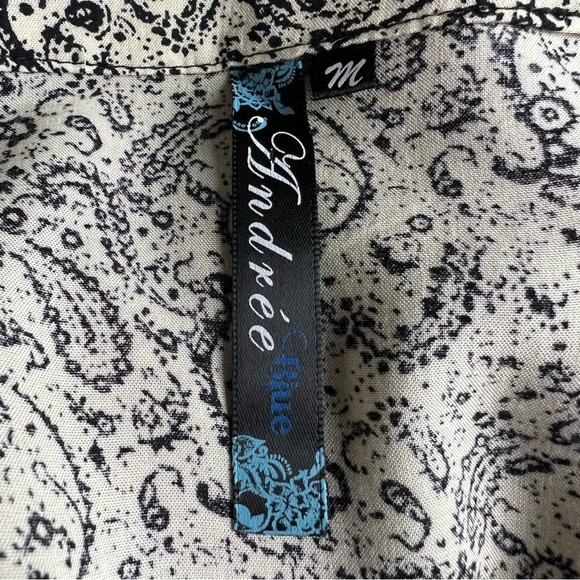 ANDREE BLUE Tunic Top / Mini Dress M - Picture 7 of 8